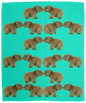 CAPYBARAS LOVER SOFT COZY 50x60 FLEECE BLANKET