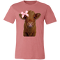 Cow Lick Baby Cow Tshirt Soft Bella Canvas Spring tee in Comfort Colors