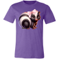 Adorable Baby Skunk with pink bow Croquette Style Bella Canvas Tee Comfort Colors