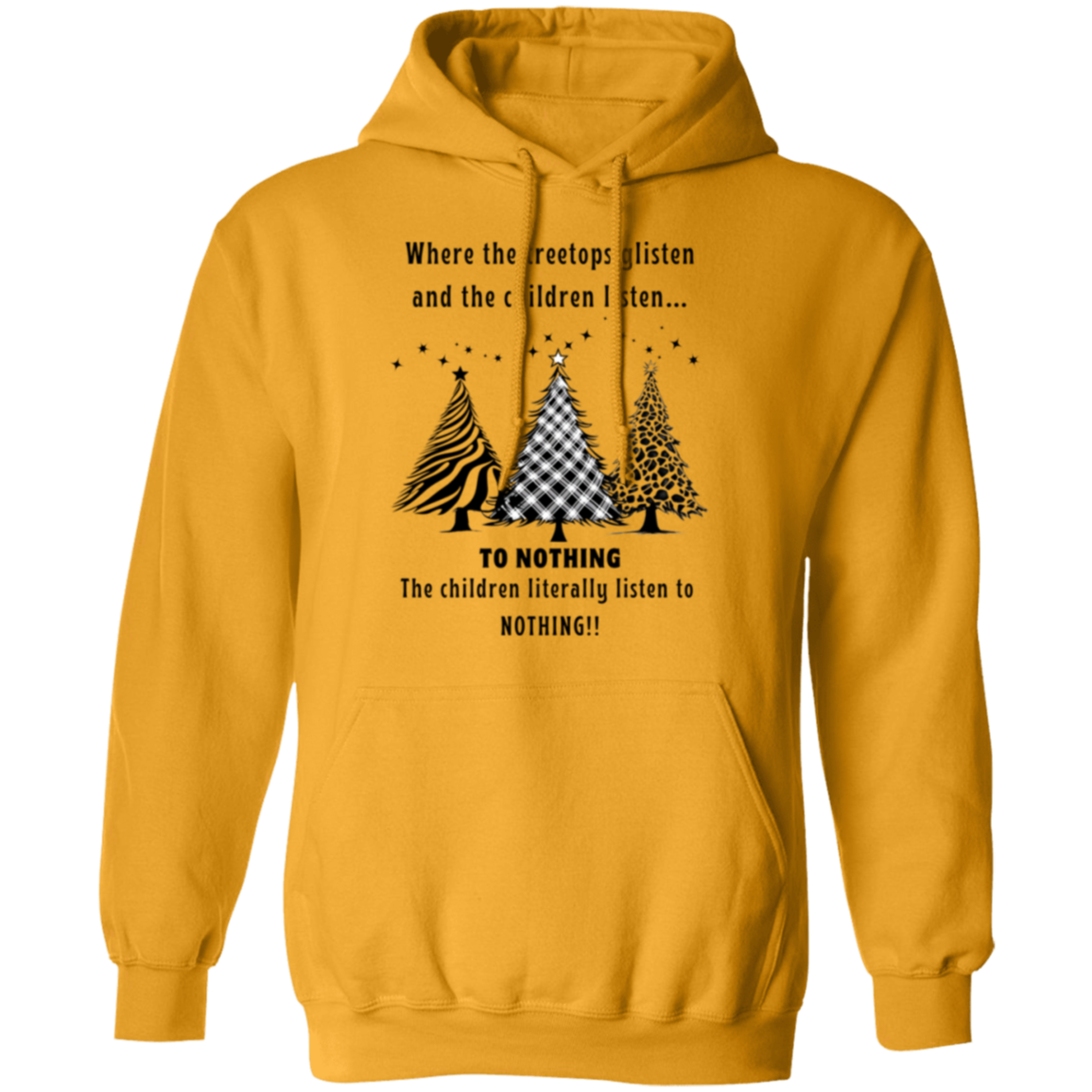 Children Listen To Nothing Funny Ladies Pullover Hoodie