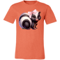 Adorable Baby Skunk with pink bow Croquette Style Bella Canvas Tee Comfort Colors