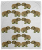 CAPYBARAS LOVER SOFT COZY 50x60 FLEECE BLANKET