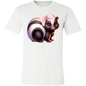 Adorable Baby Skunk with pink bow Croquette Style Bella Canvas Tee Comfort Colors