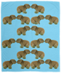 CAPYBARAS LOVER SOFT COZY 50x60 FLEECE BLANKET