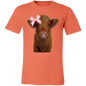 Cow Lick Baby Cow Tshirt Soft Bella Canvas Spring tee in Comfort Colors