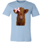 Cow Lick Baby Cow Tshirt Soft Bella Canvas Spring tee in Comfort Colors