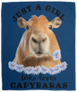 GIRL WHO LOVES CAPYBARAS SOFT & COZY FLEECE 50x60 BLANKET