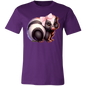 Adorable Baby Skunk with pink bow Croquette Style Bella Canvas Tee Comfort Colors