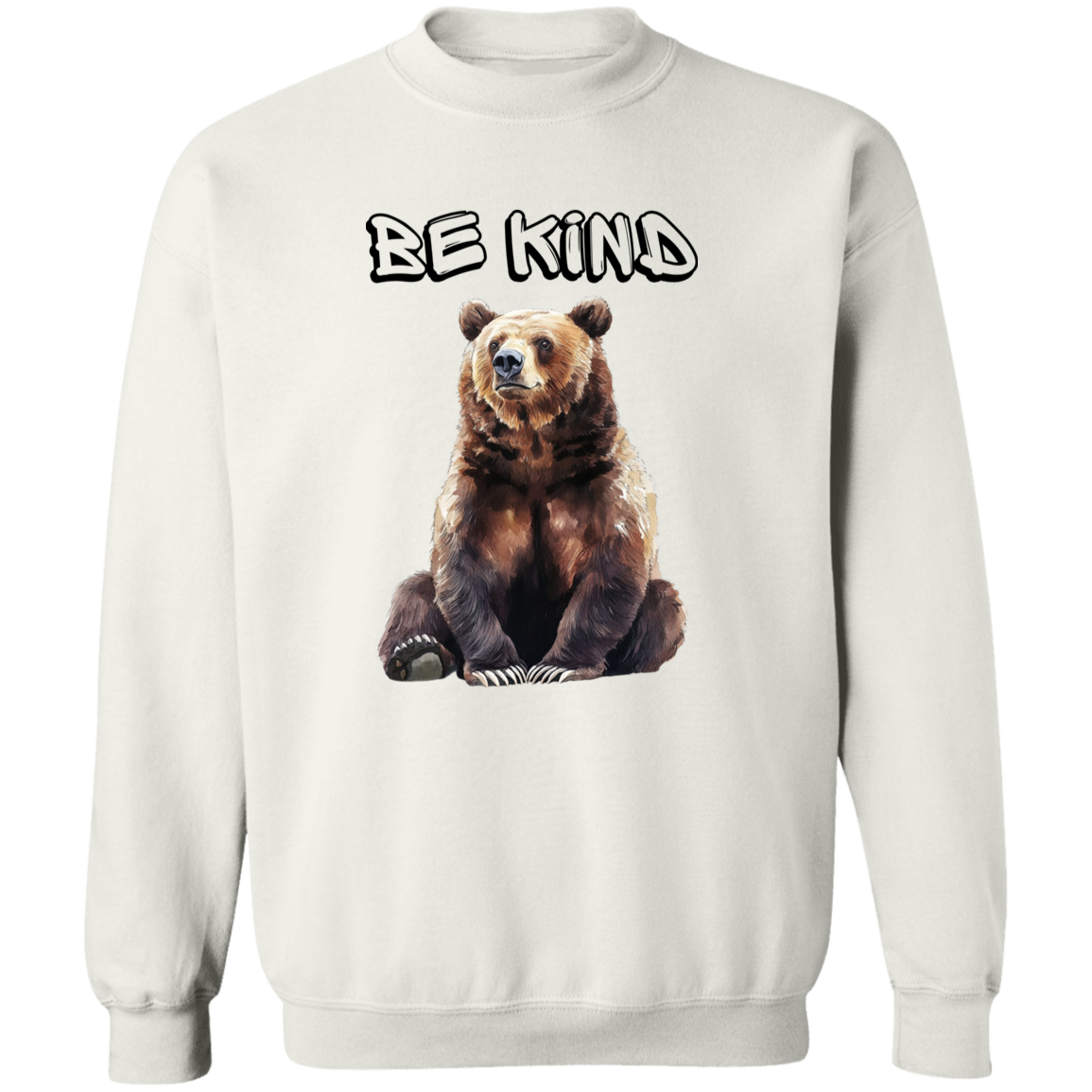 Be Kind Cute Bear, Mama Bear, Grizzly/ Soft Cozy Sweatshirt in Fall Colors