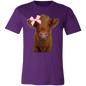 Cow Lick Baby Cow Tshirt Soft Bella Canvas Spring tee in Comfort Colors