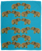 CAPYBARAS LOVER SOFT COZY 50x60 FLEECE BLANKET