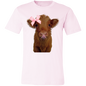 Cow Lick Baby Cow Tshirt Soft Bella Canvas Spring tee in Comfort Colors
