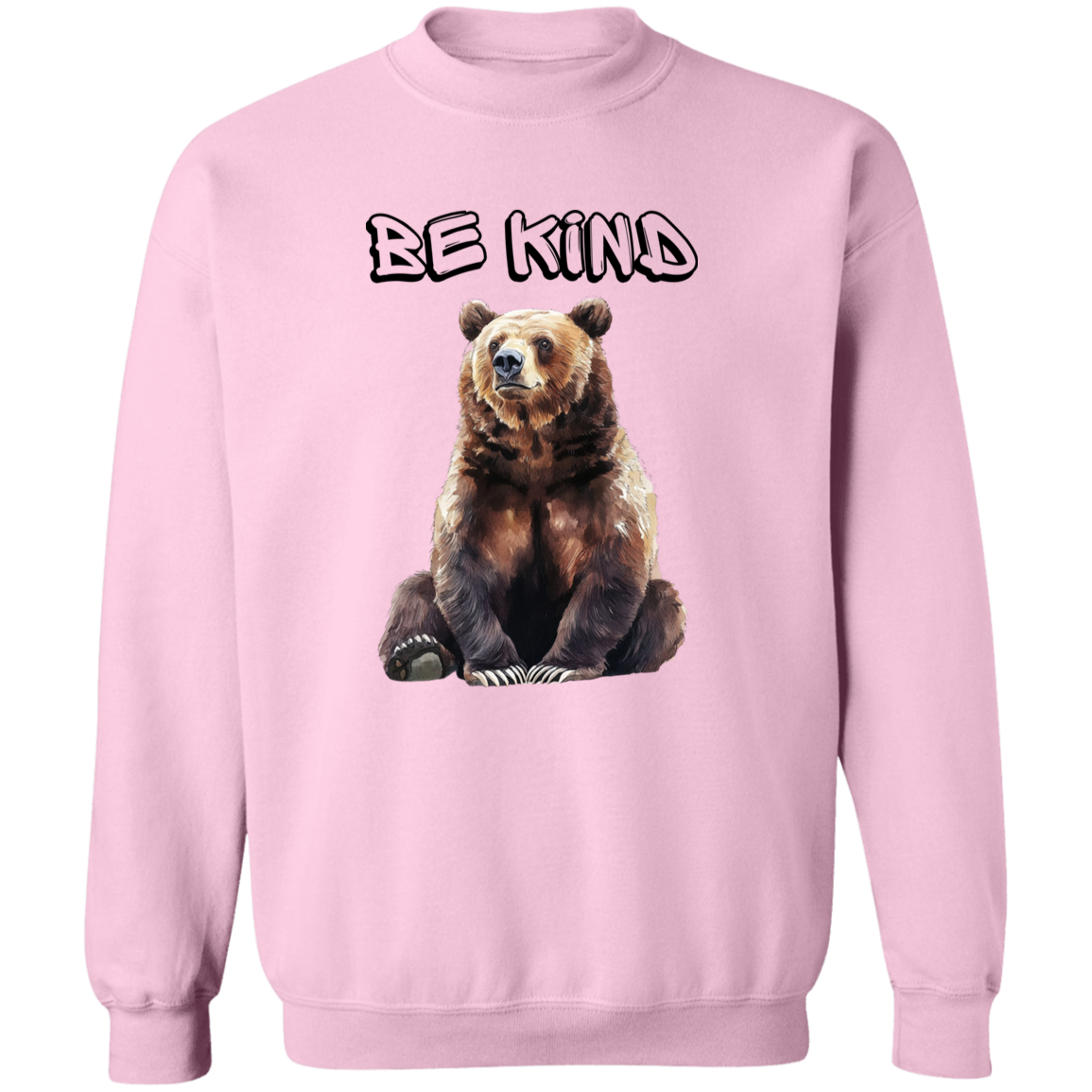 Be Kind Cute Bear, Mama Bear, Grizzly/ Soft Cozy Sweatshirt in Fall Colors