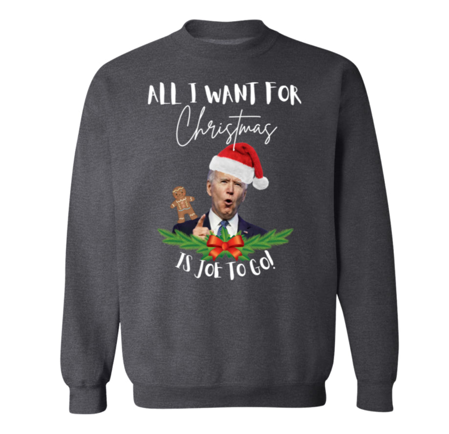 ALL I WANT FOR CHRISTMAS/ SOFT UNISEX SWEATSHIRT