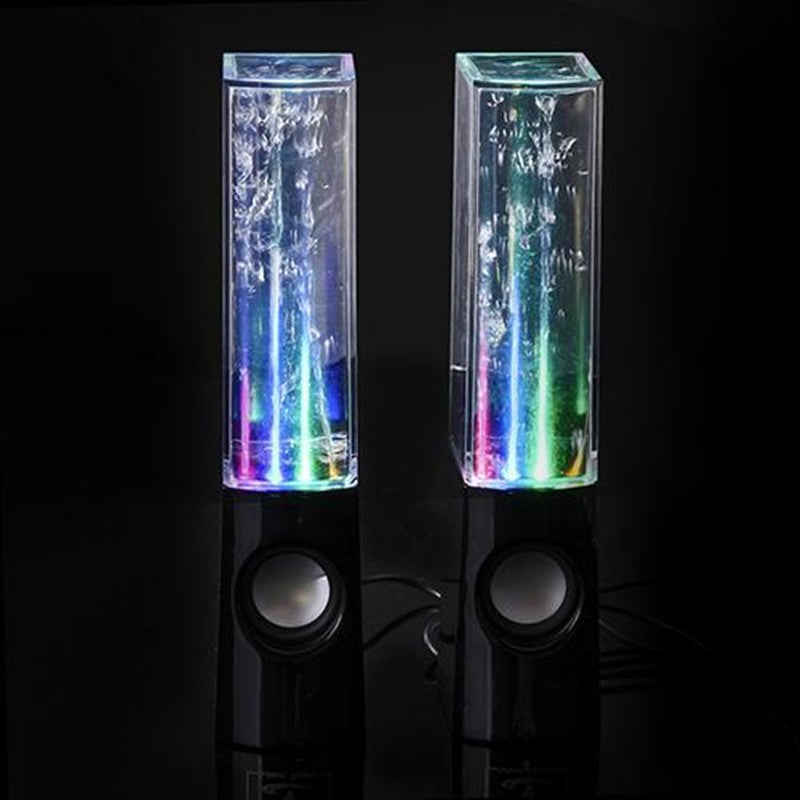 WHITE OR BLACK WIRELESS LED DANCING WATER SPEAKERS