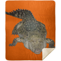 ALLIGATOR 50X60 PREMIUM MINK SHERPA THROW BLANKET