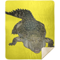 ALLIGATOR 50X60 PREMIUM MINK SHERPA THROW BLANKET
