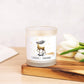 Elegant Noel Glitter Reindeer Soy Wax Candle Hand Poured (11 oz)Choose your scent