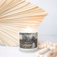 Funny Housewarming New Home, Haunted House Ghost 11oz Hand Poured Frosted Glass Wood Wick Candle