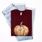 Ladies Elegant Paisley Pumpkin Tshirt Fall Colors Bella Canvas Tees