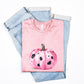 Ladies Soft Bella Canvas Cow Print Pumkin Fall Tshirt/ Multiple Color Choices