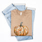 Ladies Elegant Paisley Pumpkin Tshirt Fall Colors Bella Canvas Tees