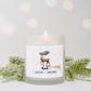 Elegant Noel Glitter Reindeer Soy Wax Candle Hand Poured (11 oz)Choose your scent