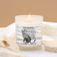 Cute Fall/Halloweeen Candle/ Hocus Pocus Quote/ Hand Poured Frosted Glass/ Wood Wick w/bamboo lid/ Choose your scent (11 oz)