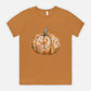 Ladies Elegant Paisley Pumpkin Tshirt Fall Colors Bella Canvas Tees