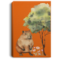 CAPYBARA GALLERY WRAPPED CANVAS .75 INCH THICK PORTRAIT