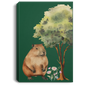 CAPYBARA GALLERY WRAPPED CANVAS .75 INCH THICK PORTRAIT