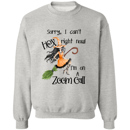 CAN’T HEX RIGHT NOW/ LADIES SOFT CREW NECK SWEATSHIRT