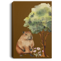 CAPYBARA GALLERY WRAPPED CANVAS .75 INCH THICK PORTRAIT