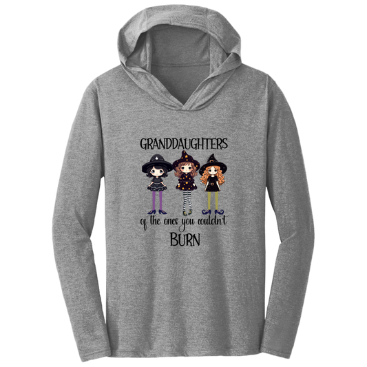 GRANDDAUGHTERS OF THE ONES YOU COULDN’T BURN/ LADIES SUPER SOFT LONG SLEEVE HOODED TEE