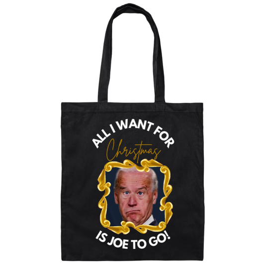 ALL I WANT FOR CHRISTMAS CANVAS TOTE BAG