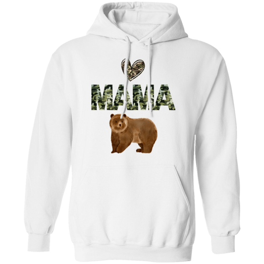 CAMO MAMA BEAR/ LADIES SOFT HOODIE