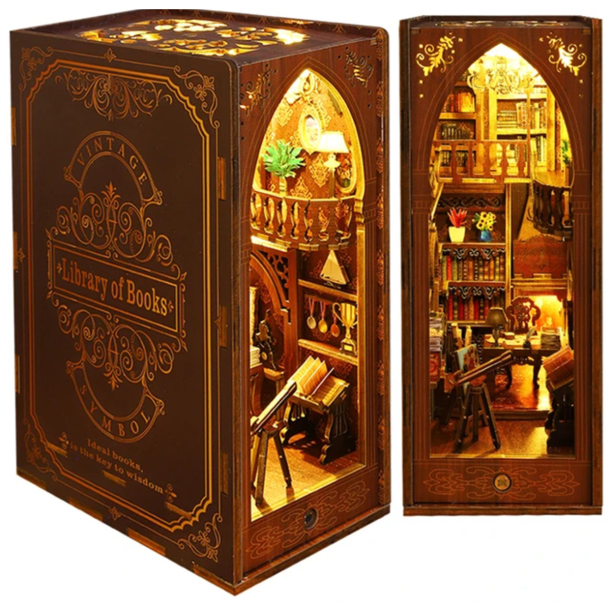 MAGIC LIGHT UP 3D BOOKSHELF KIT/ FAMILY DIY PROJECT