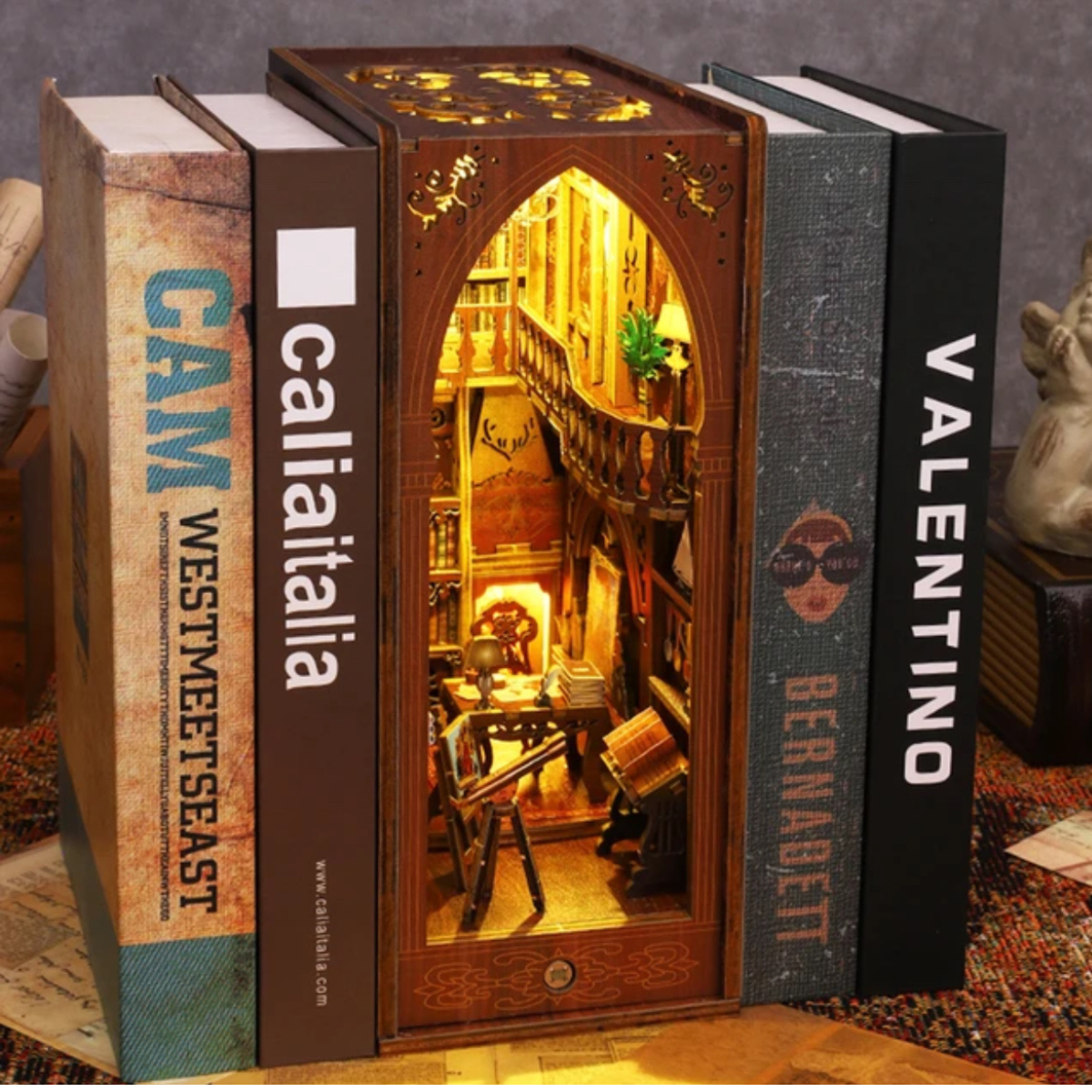 MAGIC LIGHT UP 3D BOOKSHELF KIT/ FAMILY DIY PROJECT