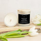 Best Friend Funny Gift, Thank You For Being My Unpaid Therapist, Hand Poured Scented or Unscented Soy Wax Candle  11 oz)