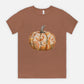 Ladies Elegant Paisley Pumpkin Tshirt Fall Colors Bella Canvas Tees