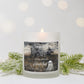 Funny Housewarming New Home, Haunted House Ghost 11oz Hand Poured Frosted Glass Wood Wick Candle