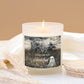 Funny Housewarming New Home, Haunted House Ghost 11oz Hand Poured Frosted Glass Wood Wick Candle