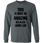 AMAZING DAD/ MEN'S LONG SLEEVE COTTON TEE