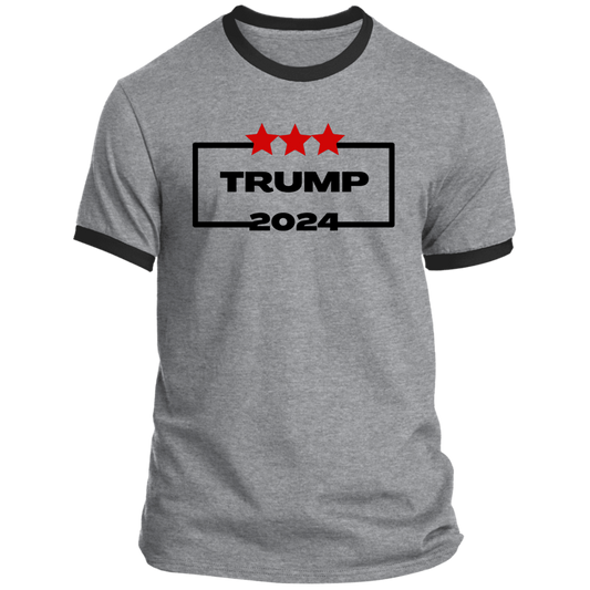 2024 TRUMP MENS RINGER TEE