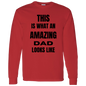 AMAZING DAD/ MEN'S LONG SLEEVE COTTON TEE