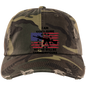 1776 GUN RIGHTS CAMO EMBROIDERED DISTRESSED TWILL CAP