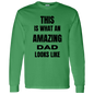 AMAZING DAD/ MEN'S LONG SLEEVE COTTON TEE