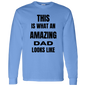 AMAZING DAD/ MEN'S LONG SLEEVE COTTON TEE