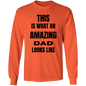 AMAZING DAD/ MEN'S LONG SLEEVE COTTON TEE